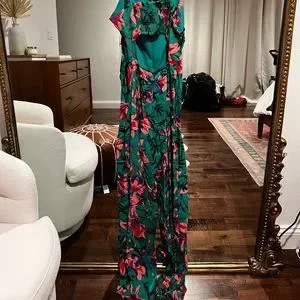 Bershka | Pants & Jumpsuits | Bershka Green Floral Romper | Poshmark Bershka | Pants & Jumpsuits | Bershka Green Floral Romper | Poshmark